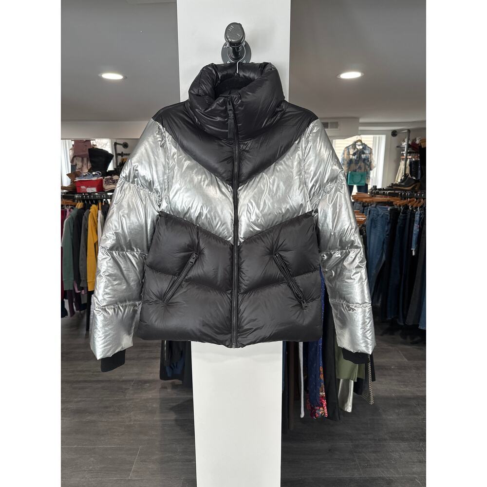Mackage Jess Mixed Media Down Puffer Jacket Size S